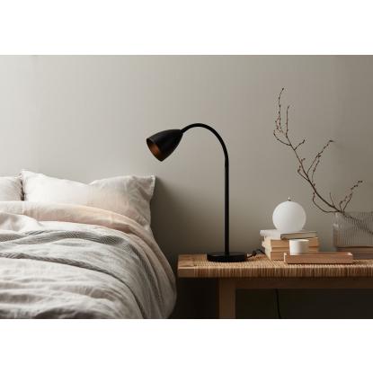 Belid Trotsig LED bordlampe, Ø15,4 cm, H53 cm, GU10, mat sort