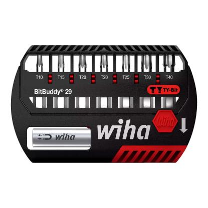 Wiha BitBuddy bitsæt TY slagbit med magnetisk bitholder, torx, 29 mm - 8 dele