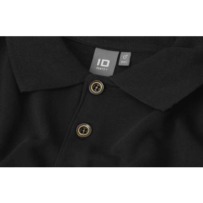 ID 0601 polosweatshirt, klassisk, sort