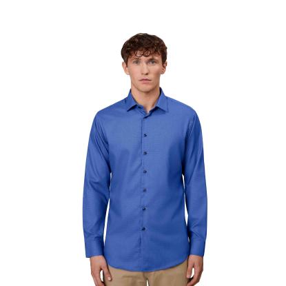 Seven Seas SS311 Royal Oxford skjorte, slim, french blue