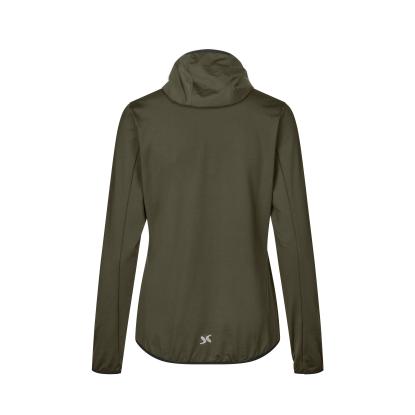 GEYSER G11080 stretch hættetrøje, dame, oliven