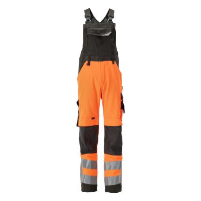 MASCOT SAFE SUPREME Newcastle overall med knælommer, hi-vis orange/mørk antracit
