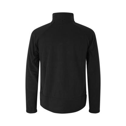 ID 0806 Zip-n-Mix mikrofleece cardigan, sort