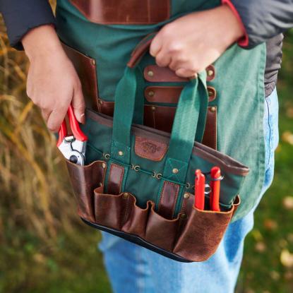 FELCO 482 havetaske mini, canvas, grøn