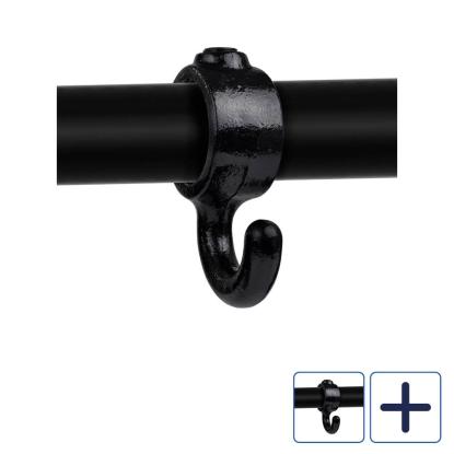 Clarrods Clamps CL182T tøjkrog, sort