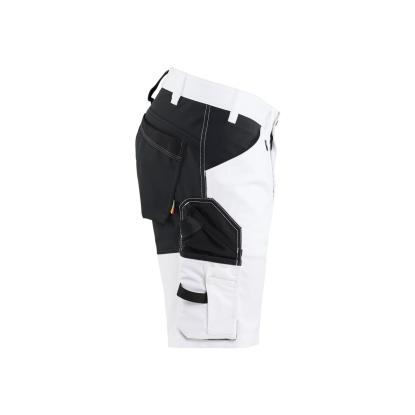 Blåkläder 1773 shorts med stretch, hvid/sort