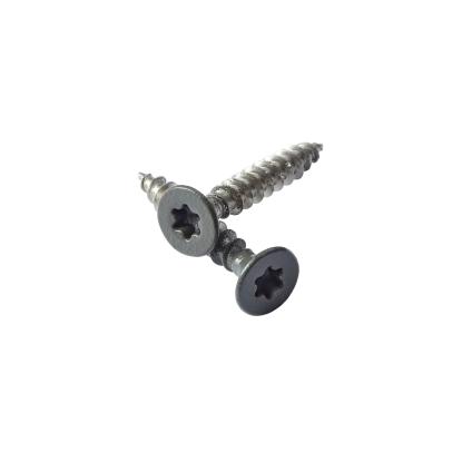 Wimex coverskrue, 4,0 x 40 mm, antracit - 50 stk.