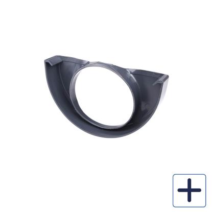 Plastmo endebund med hul, PVC, grafit