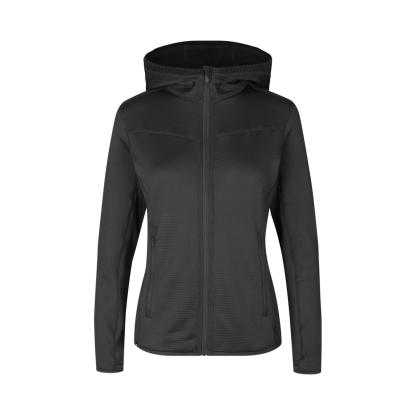 ID 0841 cardigan med stretch, komfort, dame, sort