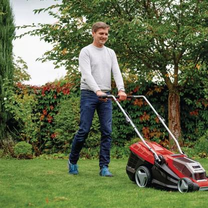 Einhell GE-CM 36/36 18V Li plæneklipper, 36 cm, med 2 x 4,0 Ah batterier og lader Einhell GE-CM 36/36 18V Li plæneklipper, 36 cm, med 2 x 4,0 Ah batte