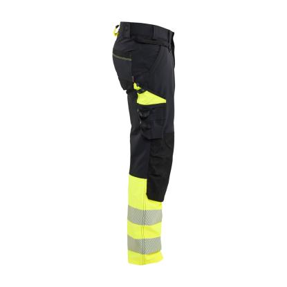 Blåkläder 1126 high vis buks 4-vejs stretch, sort/hi-vis gul