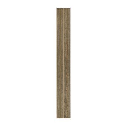 I-Wood Basic 4-lamel akustikpanel, sort olieret, brun filt og sort kerne, egefiner, 17 x 300 mm 