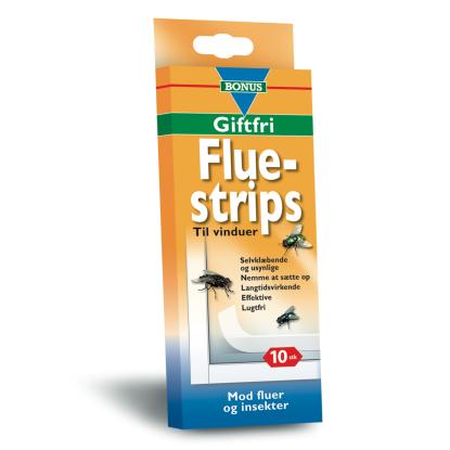 BONUS giftfri fluestrips til vinduer