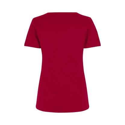 ID 0508 Interlock T-shirt, dame, rød