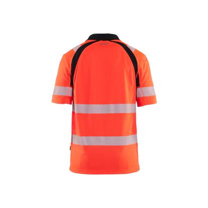 Blåkläder 3595 high vis poloshirt, hi-vis rød/sort