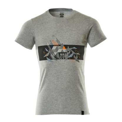 MASCOT ACCELERATE SAFE T-shirt, grå-meleret/hi-vis orange