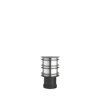 Norlys Stockholm LED pullert, lille, IP65, sort/opa