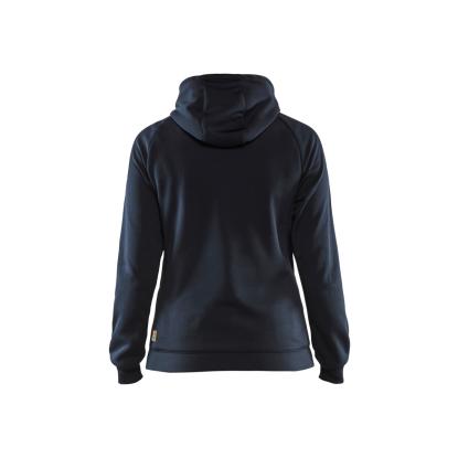 Blåkläder 3464 dame hybrid sweatshirt, mørk marineblå/sort