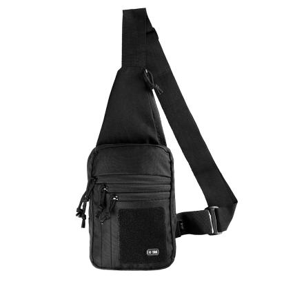 M-TAC Tactical Chest Pack sling bag med velcro og hylster, sort