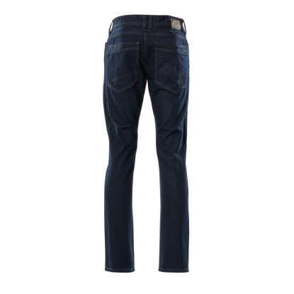 MASCOT FRONTLINE Manhatten Jeans, vasket mørkeblå denim