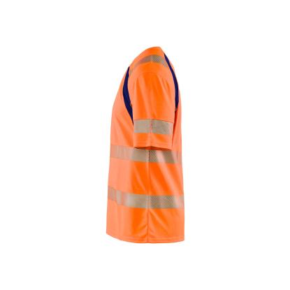 Blåkläder 3397 high vis UV t-shirt, hi-vis orange/marineblå