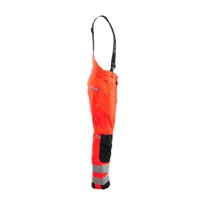 Blåkläder 1867 high vis skalbuks, hi-vis rød/sort