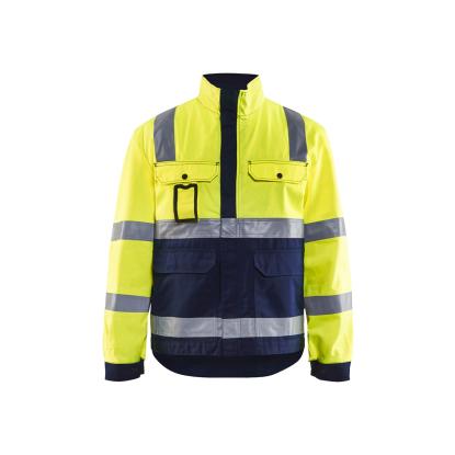 Blåkläder 4023 high vis arbejdsjakke, hi-vis gul/marineblå
