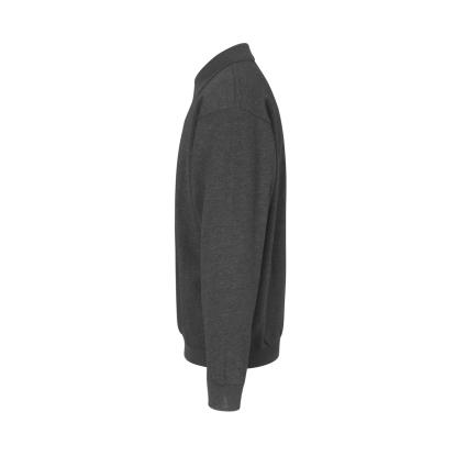 ID 0601 polosweatshirt, klassisk, grafit melange