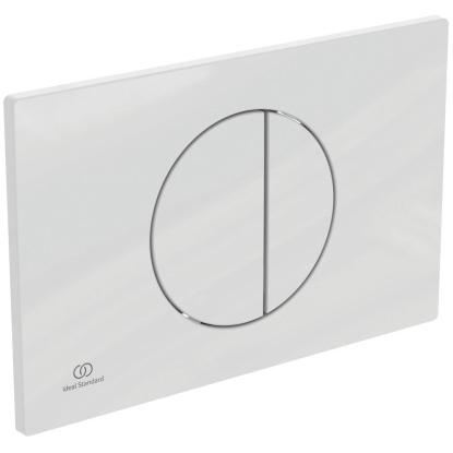 Ideal Standard Oleas mekanisk kontrolplade, blank hvid, 230 x 150 mm
