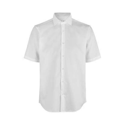 Seven Seas SS254 Fine Twill skjorte med korte ærmer, modern, hvid