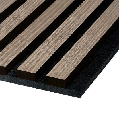 FibroTech PREMIUM akustikpanel, 605 x 2440 mm, grey oak