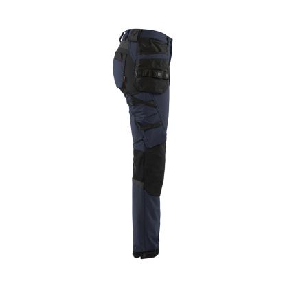 Blåkläder 7192 dame håndværker buks  4-vejs stretch, mørk marineblå/sort