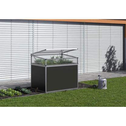 KGT mistbænk-overdel til højbed 130, aluminium, 121 x 91 x 32 cm