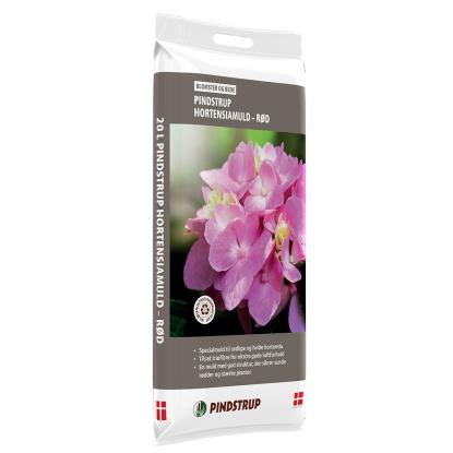 Pindstrup hortensiamuld, rød, 63 x 20 liter - 1260 liter