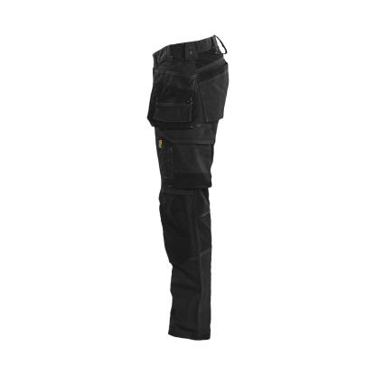 Blåkläder 1750 håndværkerbuks stretch, sort