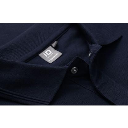 ID PRO Wear 0336 poloshirt med lange ærmer og trykknap, navy