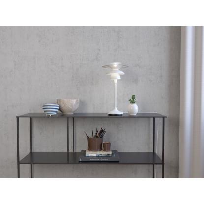 Belid Picasso bordlampe, Ø18 cm, H34,8 cm, G4, mat hvid