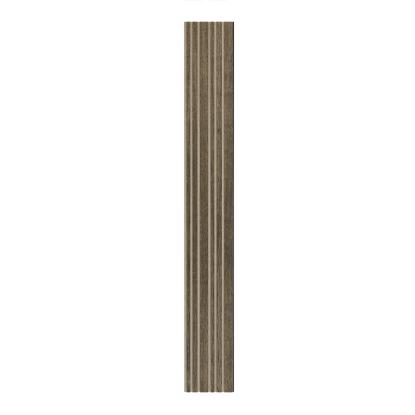 I-Wood Basic Mixed akustikpanel, sort olieret, beige filt og sort kerne, egefiner, 17 x 300 mm 