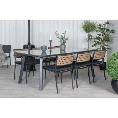 Venture Design Paola havestol, sort/natur 