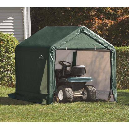ShelterLogic Shed-in-a-Box teltgarage, grøn - 3,24 m²