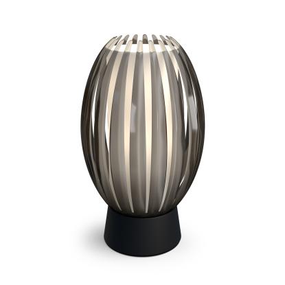 Herstal Tentacle S bordlampe, Ø10 cm, 18,5 cm,G9, sort/røgfarvet