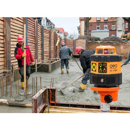 geo-FENNEL FL 115H komplet digitalt rotationslasersæt med FR 50 modtager
