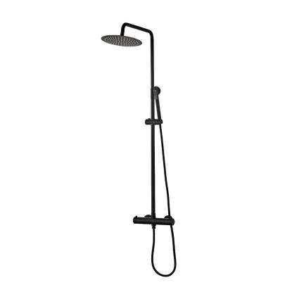 Danbad brusesystem med Rainshower, Ø250 mm, mat sort