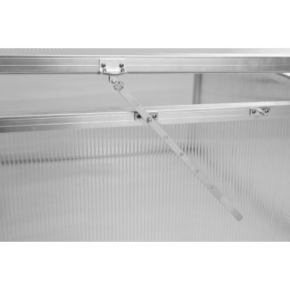 KGT mistbænk 210, aluminium, 205 x 91 x 46 cm