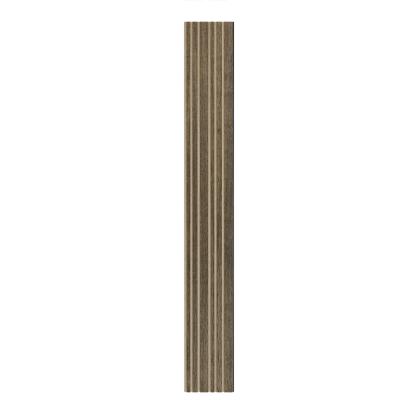 I-Wood Basic Mixed akustikpanel, sort olieret, brun filt og sort kerne, egefiner, 17 x 300 mm 