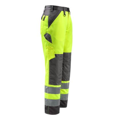 MASCOT SAFE LIGHT Maitland arbejdsbukser med knælommer, hi-vis gul/mørk antracit