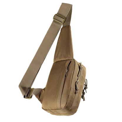 M-TAC Tactical Chest Pack sling bag med velcro og hylster, coyote