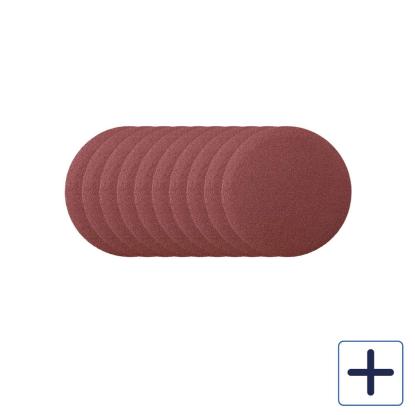 Scheppach sliberondel velcro, Ø150 mm - 10 stk.