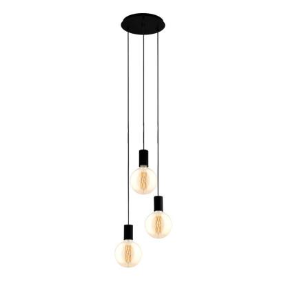 EGLO POZUETA klyngelampe, Ø33 cm, E27, sort