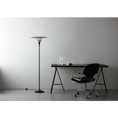 Belid Diablo gulvlampe, Ø50 cm, H149,2 cm, E27, mat sort/rød